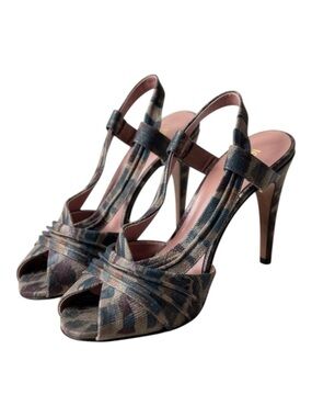 Missoni Open Toe Sparkle Sandals Pumps